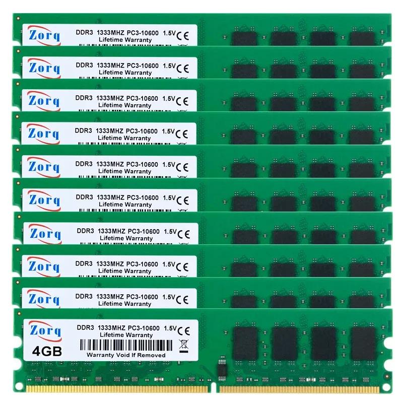 10  Ʈ DDR3 4 ⰡƮ 8 ⰡƮ 1333Mhz 1666Mhz PC3-10600 DIMM ũž PC RAM 240  1.5V  ECC   RAM ũž ޸